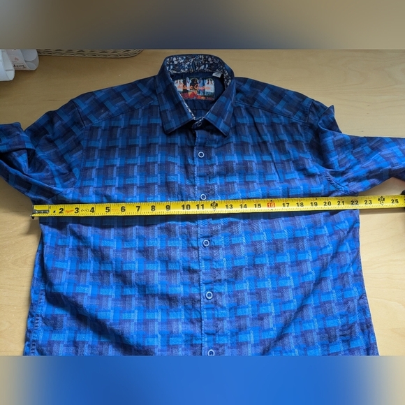 ROBERT GRAHAM Long Sleeve Men Casual Button Down Shirt Size Medium 100% Cotton - Picture 11 of 12